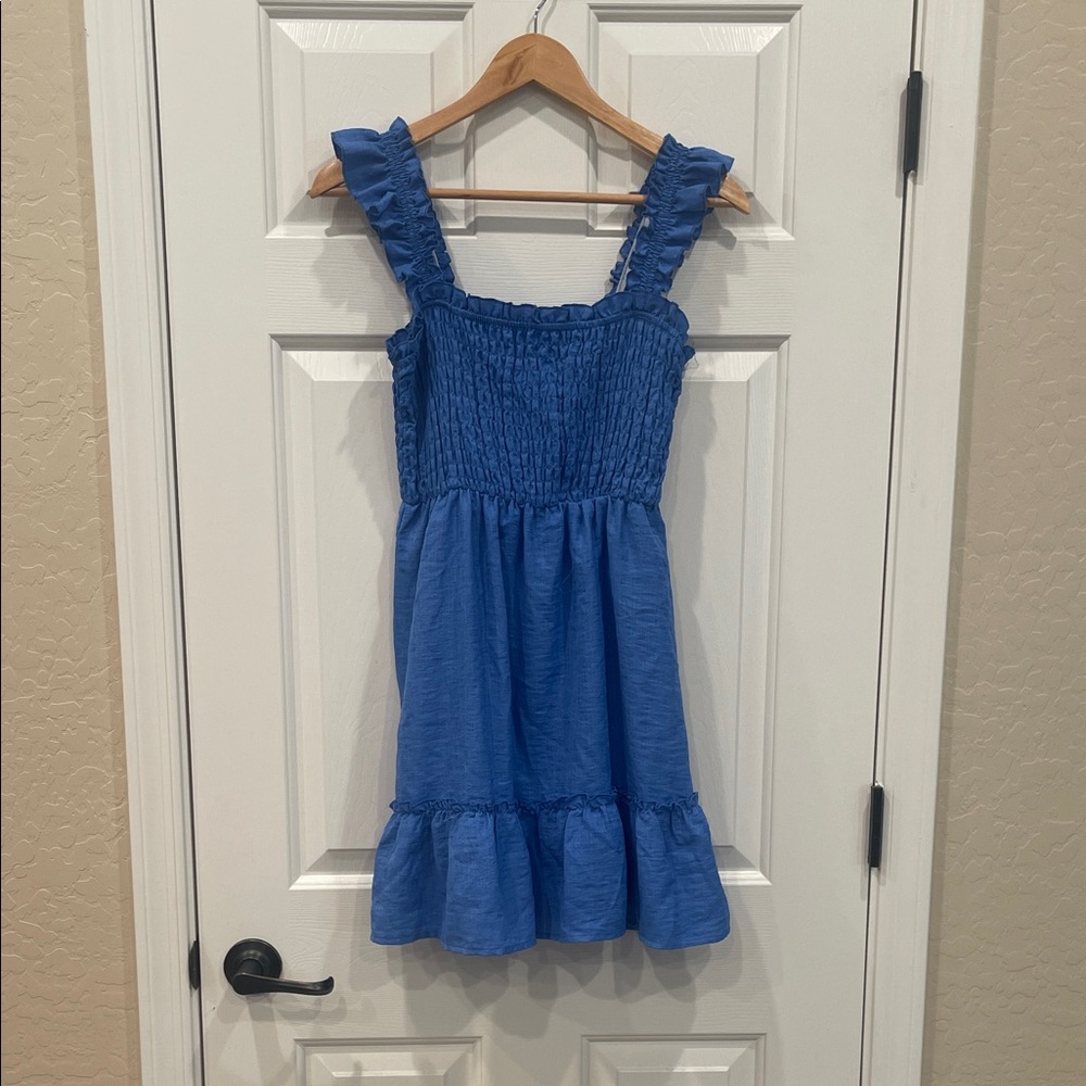 Lily Rose Kids Dress in Vibrant Blue